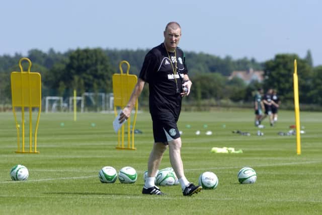 Former Hibs coach Brian Rice. Picture: Greg Macvean