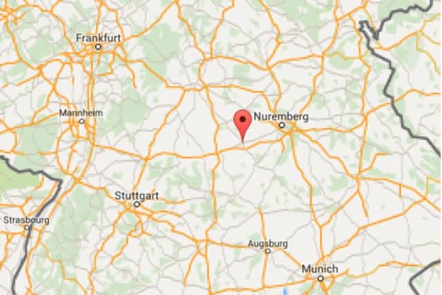 Ansbach is in the Bavaria region of Germany, near to Nuremberg. Picture: Google Maps