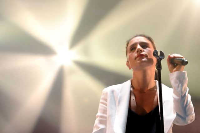 Jessie Ware performs at T in the Park. Picture: Lisa Ferguson