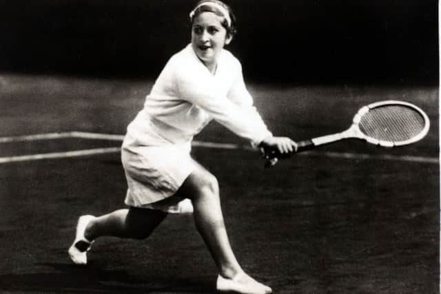 Anita Lizana plays a backhand in a match in the mid1930s before she won the US Championships in 1937. Picture: Getty