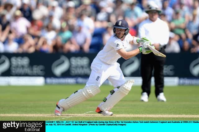 Ian Bells attacking 60 helped England into what looks like a winning position in the first Test. Picture: Getty