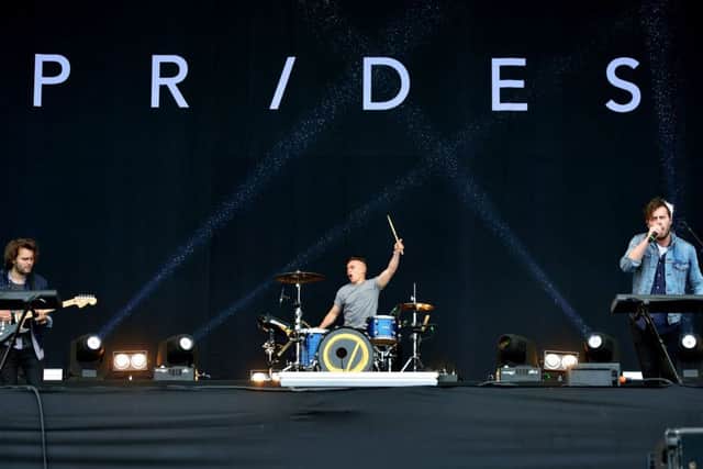 Prides opens the Main Stage at T in the Park. Picture: Lisa Ferguson