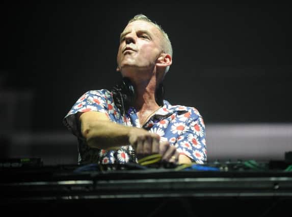 Fat Boy Slim at T in the Park. Picture: Lisa Ferguson