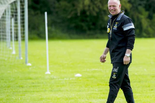 John Hughes prepares his charges for their European debut. Picture: Paul Devlin/SNS