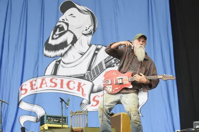 Seasick Steve performs at T in the Park. Picture: Greg Macvean