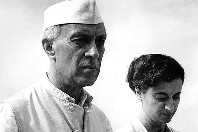 Jawaharlal Nehru and his daughter Indira Ghandi, both leaders of independent India. Picture: Contributed