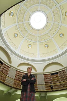Marshall beneath the Adam Dome where the 7 August performance will take place. Picture: Steven Scott Taylor
