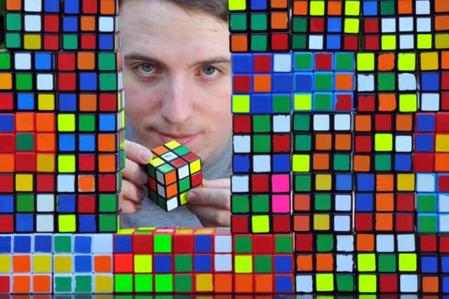 Breandan Vallance is off to Brazil to take part in the Rubiks Cube World Championship  a title he won in 2009. Picture: Robert Perry