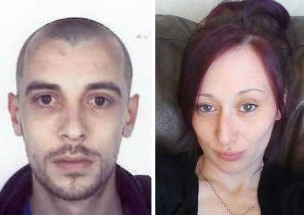 M9 crash victims John Yuill (left) and Lamara Bell (right). Picture: PA