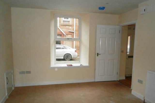 An empty Arbroath home after a successful revamp. Picture: Shelter Scotland