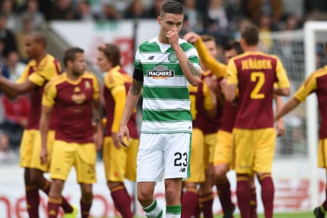 Mikael Lustig has featured in all three of Celtics pre-season games ahead of the first leg of their Champions League qualifier. Picture: SNS