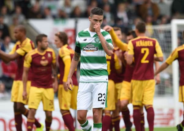 Mikael Lustig has featured in all three of Celtics pre-season games ahead of the first leg of their Champions League qualifier. Picture: SNS