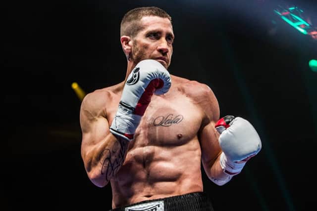 Gyllenhaal as fictional boxer Billy Hope in Southpaw, for which he trained six hours a day for four months. Picture: Contributed