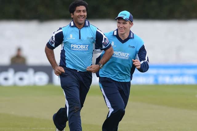 Richie Berrington, right: Focusing. Picture: Neil Hanna