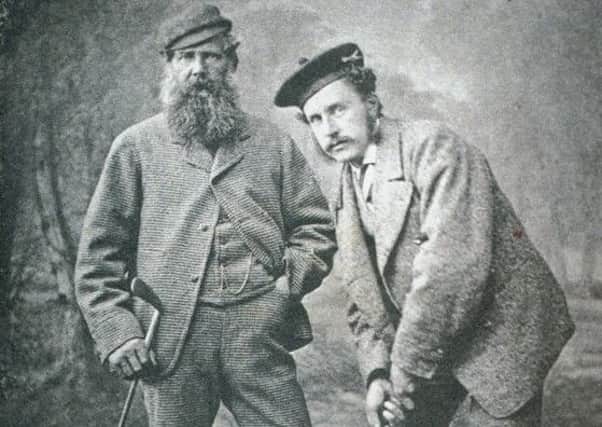 The 'Godfather of Golf', 'Old Tom' Morris and his son, Tommy. Picture: Contributed