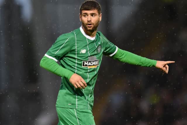 Nadir Ciftci makes his debut for Celtic last week. Picture: SNS