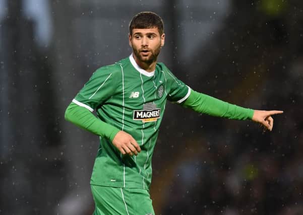 Nadir Ciftci makes his debut for Celtic last week. Picture: SNS