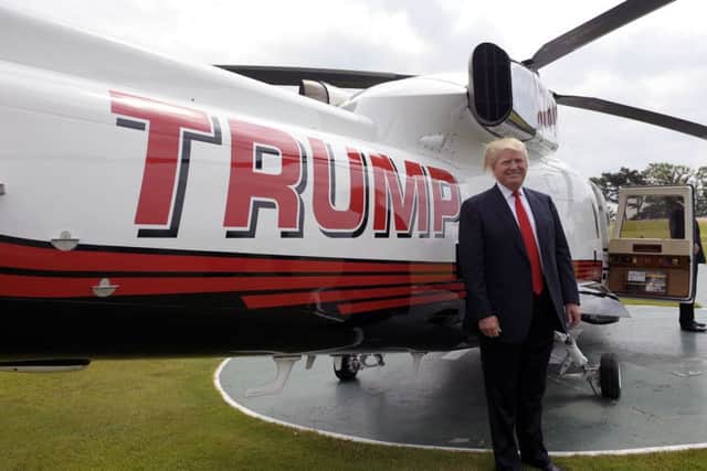 Donald Trump: Course 'in the mix' for future Open. Picture: John Devlin