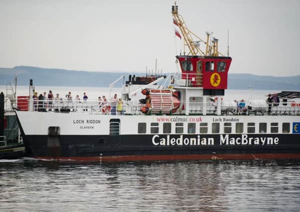CalMac routes could change hands from the publicly owned company to private firm Serco. Picture: John Devlin.