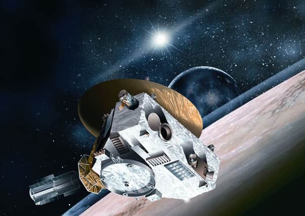 An artist's impression of the New Horizons spacecraft which is set to get a close up look at the last truly unexplored world in the solar system. Picture: PA