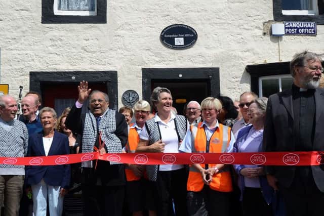 Sanquhar post office is officially opened. Picture: Hemedia
