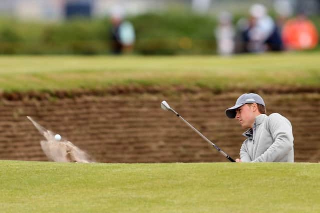 Jordan Spieth is bidding to take a third step towards an unprecedented calendar Grand Slam. Picture: PA