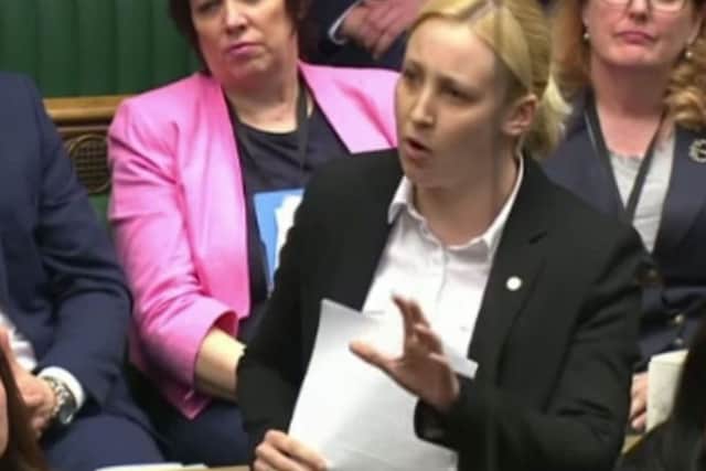 Mhairi Black gives her maiden speech to the Commons