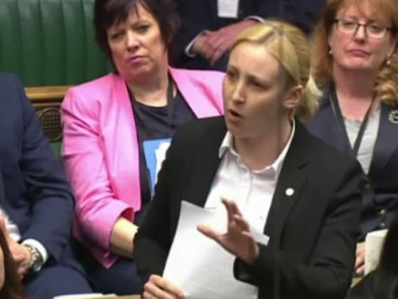 Mhairi Black gives her maiden speech to the Commons