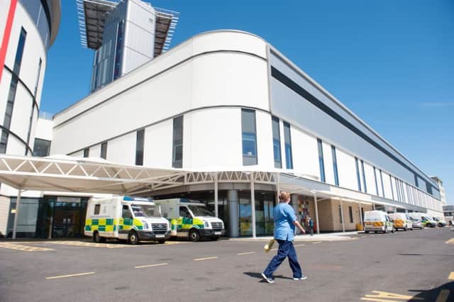 In 2014, 99,791 people were admitted to hospitals outside their local health board area, according to the figures obtained by the  Liberal Democrats. Picture: John Devlin