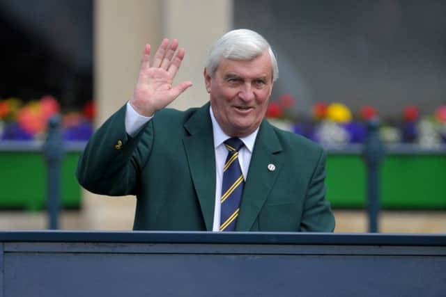 Ivor Robson: Voice of first tee. Picture: Jane Barlow
