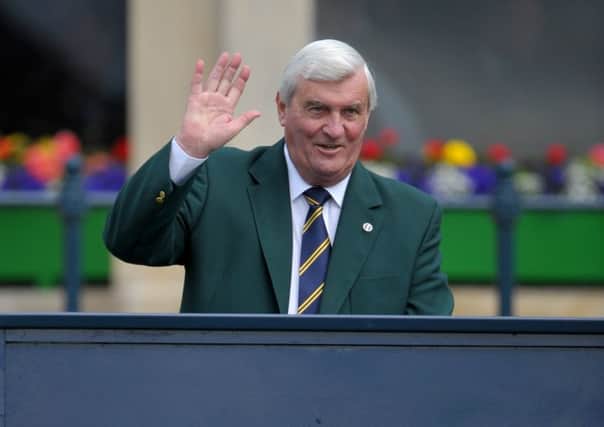 Ivor Robson: Voice of first tee. Picture: Jane Barlow