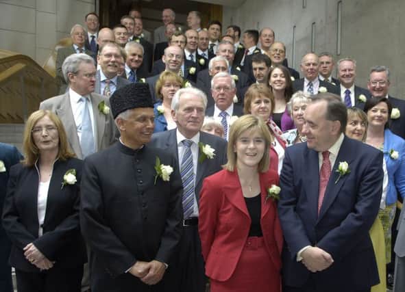 The SNP's 47 newly selected MSP's are photographed in 2007. Picture: Neil Hanna