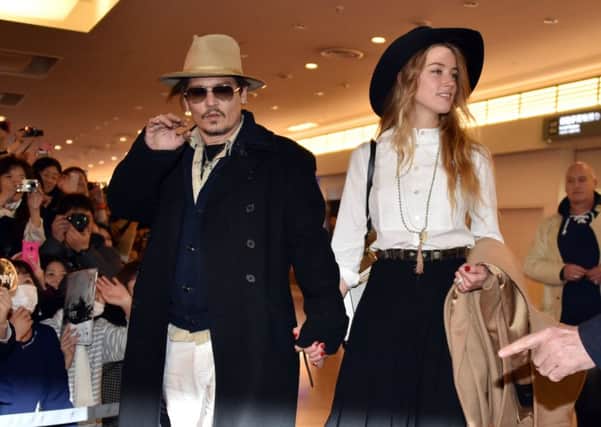 Johnny Depp and Amber Heard were at the centre of a furore when their dogs were found to be in Australia illegally. Picture: AFP/Getty