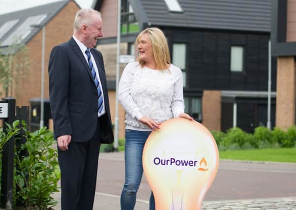 Social Justice Secretary Alex Neil launches Our Power Energy. Picture: John Devlin