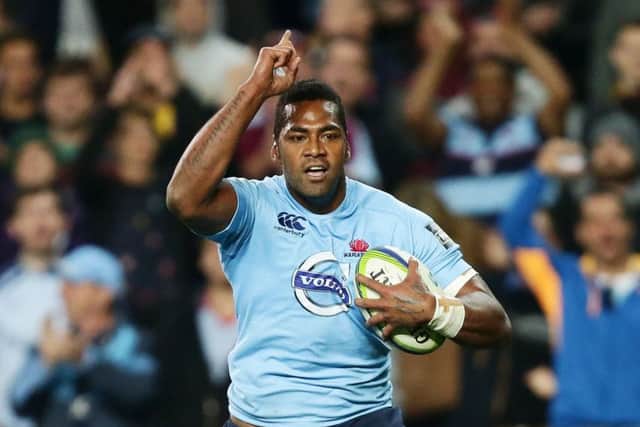 Taqele Naiyaravoros future at Glasgow was thrown into doubt by his selection for Australia. Picture: Getty
