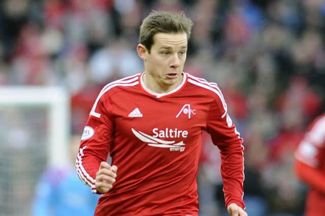Aberdeen's Peter Pawlett was on the scoresheet. Picture: John Devlin
