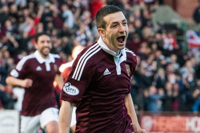 Jason Holt in action for former club Hearts. Picture: Ian Georgeson