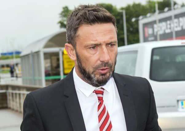 Derek McInnes' side have a comfortable 3-0 advantage from the first leg in their tie with Rijeka. Picture: SNS