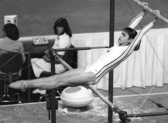 On this day in 1976 Nadia Comaneci became the first person in Olympic history to score a perfect ten in gymnastics. Picture: Getty