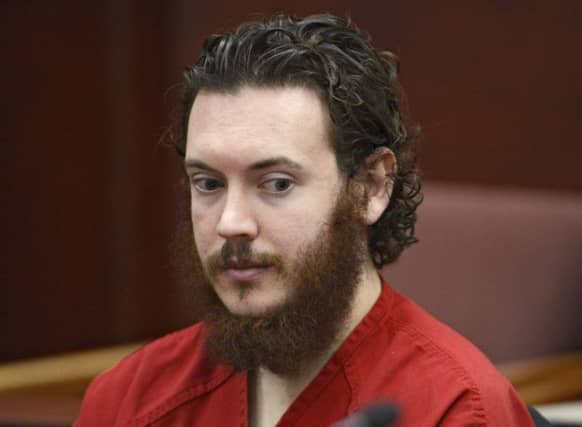 Holmes, who was declared legally sane, in court. Picture: AP