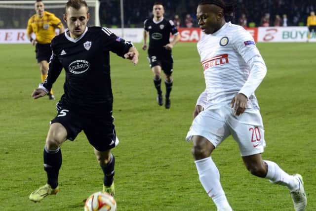 Like Celtic, Qarabag squared off against Inter in last season's Europa League. Picture: AFP/Getty