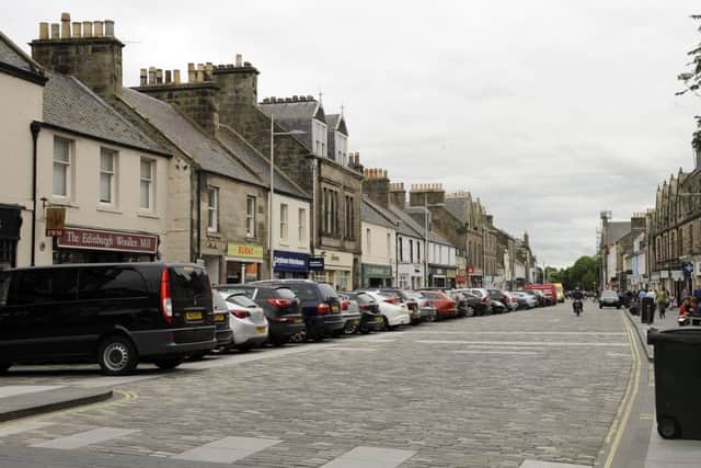 Market Street in St Andrews, where the pair were students. Picture: Neil Doig