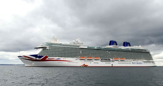 The Britannia cruise ship. Picture: Lisa Ferguson