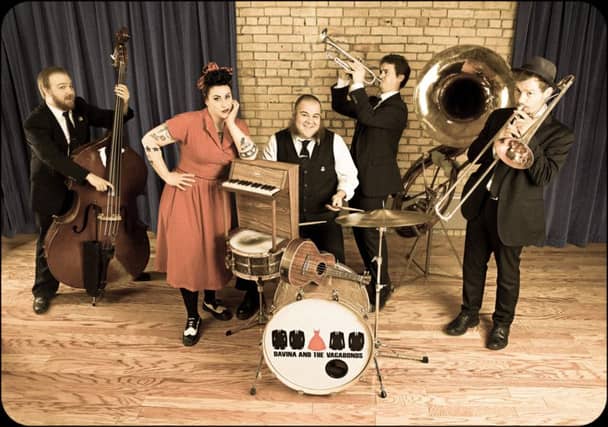 The American band Davina and the Vagabonds managed to draw a good crowd