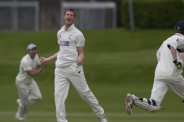 Carlton and Scotland bowler Ali Evans has taken nine wickets in the tournament. Picture: Toby Williams
