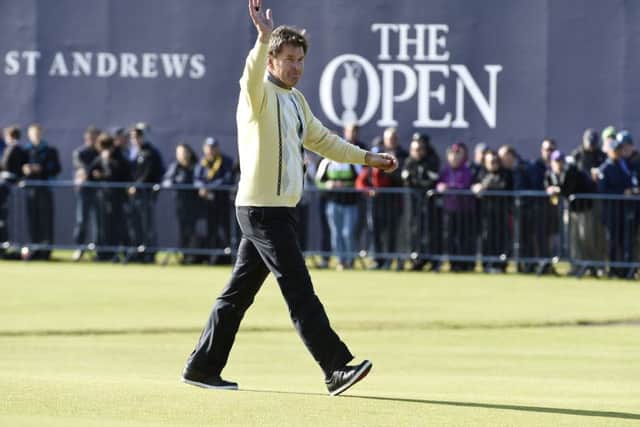 Nick Faldo was also saying farewell to St Andrews. Picture: Ian Rutherford