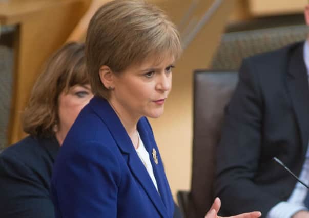 First Minister Nicola Sturgeon. Picture: Andrew O'Brien