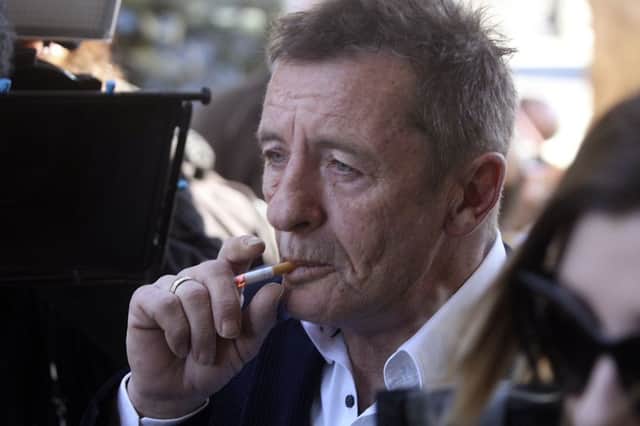 Phil Rudd was sentenced to eight months of home confinement. Picture: AP