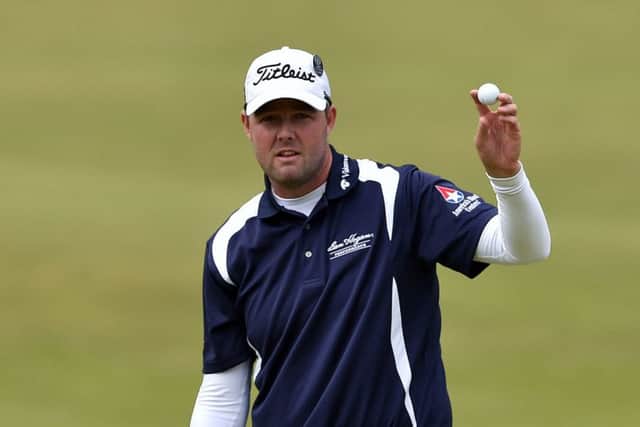 Australias Marc Leishman carded a blemishfree 64 at St Andrews to move to nine under for the tournament. Picture: PA