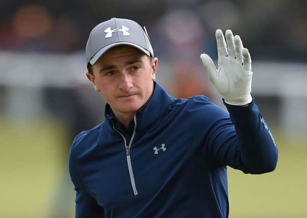 Paul Dunne: flawless 66. Picture: Ian Rutherford